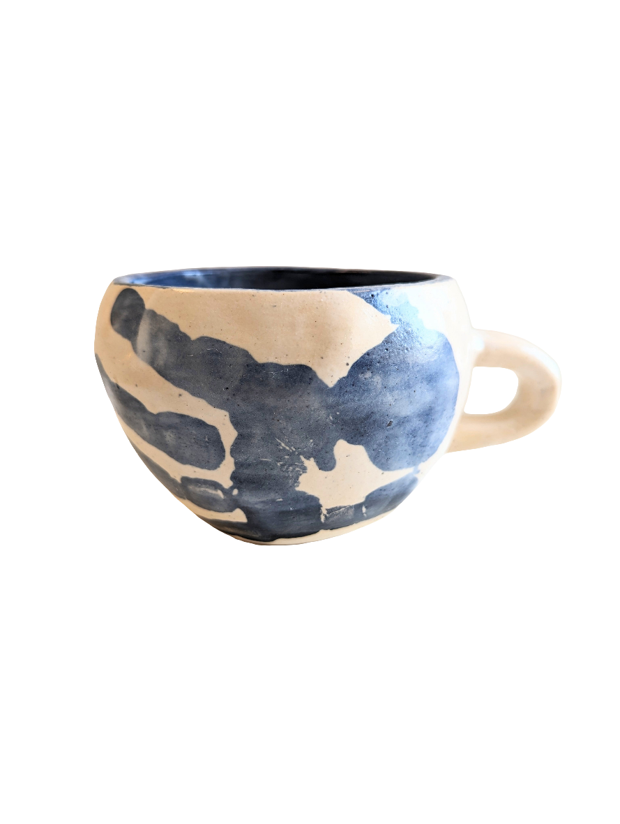 Large cup with handprint 6.5 dl