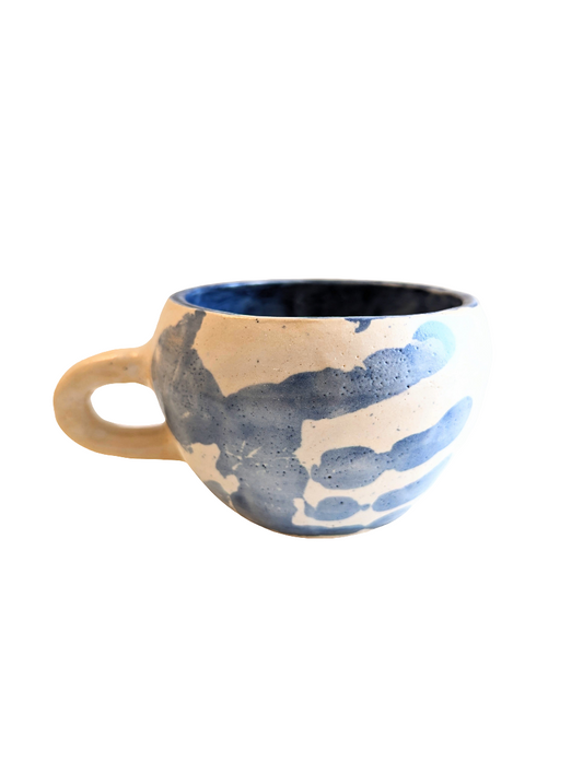 Large cup with handprint 6.5 dl